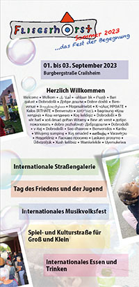 Flyer - Fliegerhorst-Sommer 2023 Flyer - Fliegerhorst-Sommer 2023